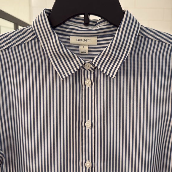 NWT Striped button down Sz Small - Picture 2 of 10